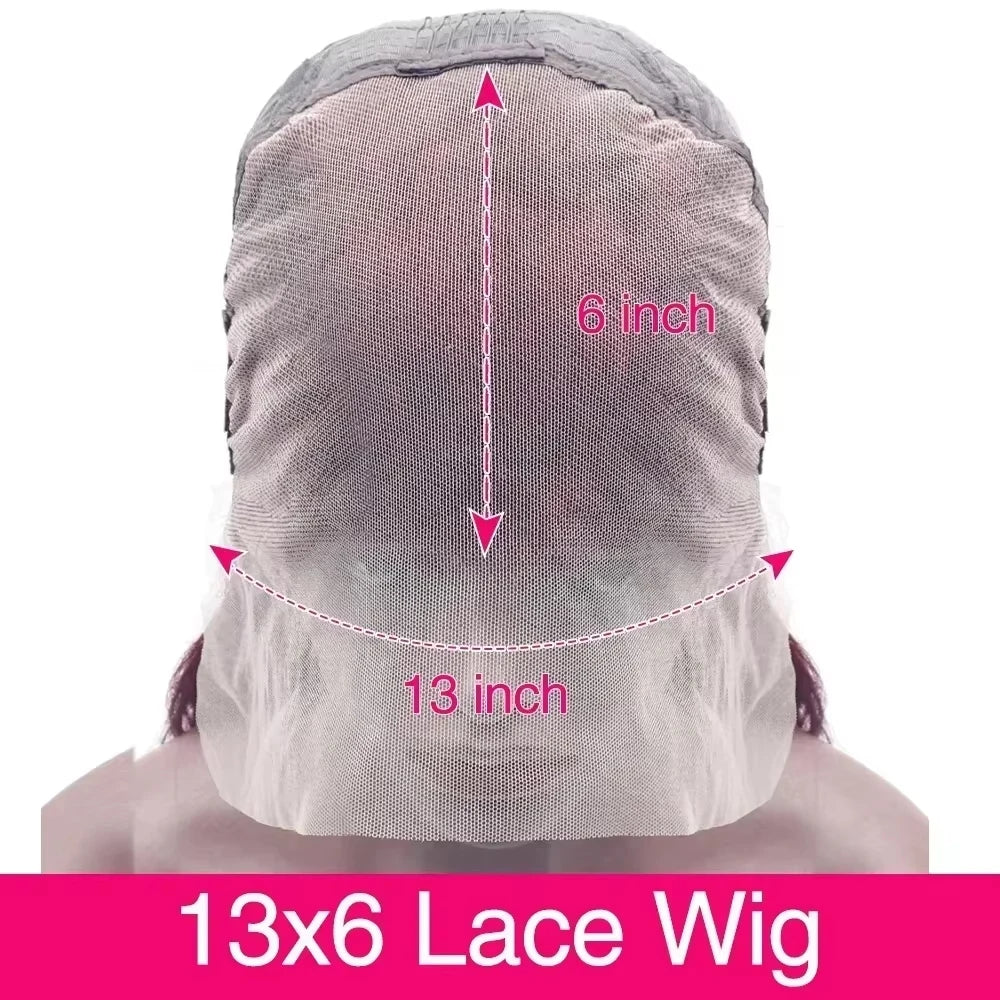 99j Burgundy Body Wave 13x4 Hd Lace Front Human Hair 13x6 HD Transparent Lace Frontal Wigs Colored Red Wig for Black Women