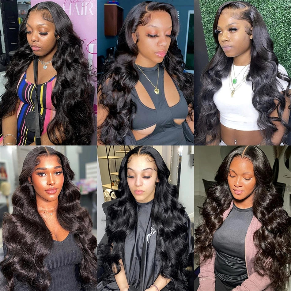 30 40 Inch Body Wave Lace Front 13x6 180 200 Density Brazilian Pre Plucked HD Lace Frontal Wig 13x4 Human Hair Glueless Wigs